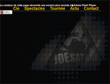 Tablet Screenshot of joesature.com